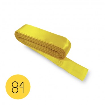 Satin ribbon 15mm. Yellow...