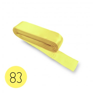 Satin ribbon 15mm. Yellow...
