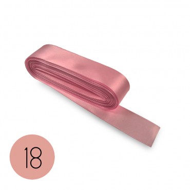 Satin ribbon 15mm. Pink 18. 10M