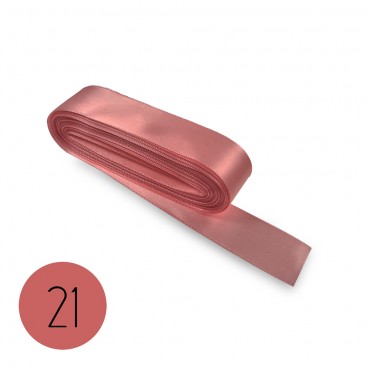 Satin ribbon 15mm. Pink 21. 10M