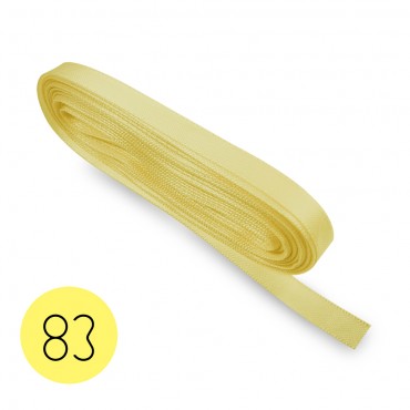 Satin ribbon 8mm. Yellow 83. 10M