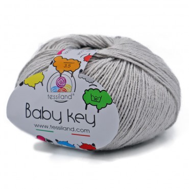 BabyKey solid Pearl Gray Grams 50