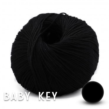 BabyKey solid Black Grams 50