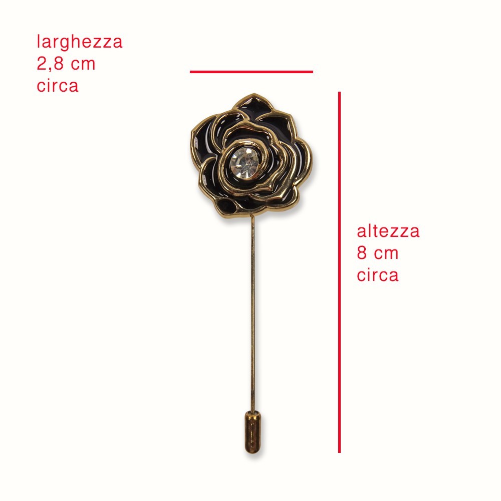 Spilla fiore 1pz