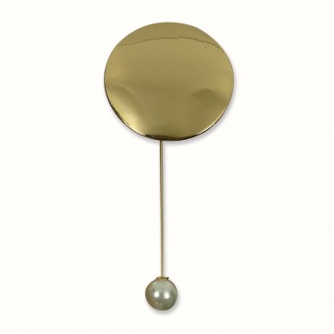 Broche-006 esfera pearl 1pz