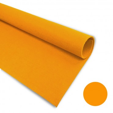 Felt - Mustard-colored - 50x50 cm