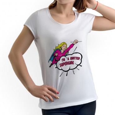 T-shirt SUPERgirl. Taglia L