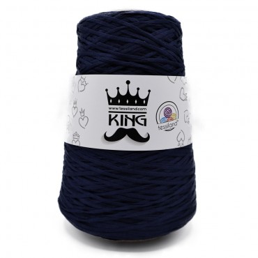 King Bleu ruban coton...