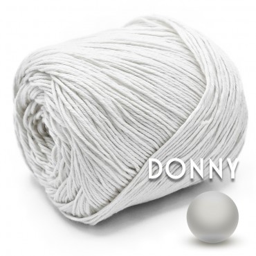 Filati di cotone perlato per uncinetto, 10 pezzi, 10 g, 85 m, per  uncinetto, coperte, guanti e applicazioni (bianco)