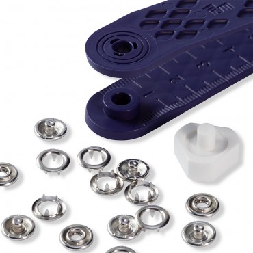 Snap Buttons 8mm Silver
