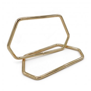 Metal Hexagonal Handles Gold