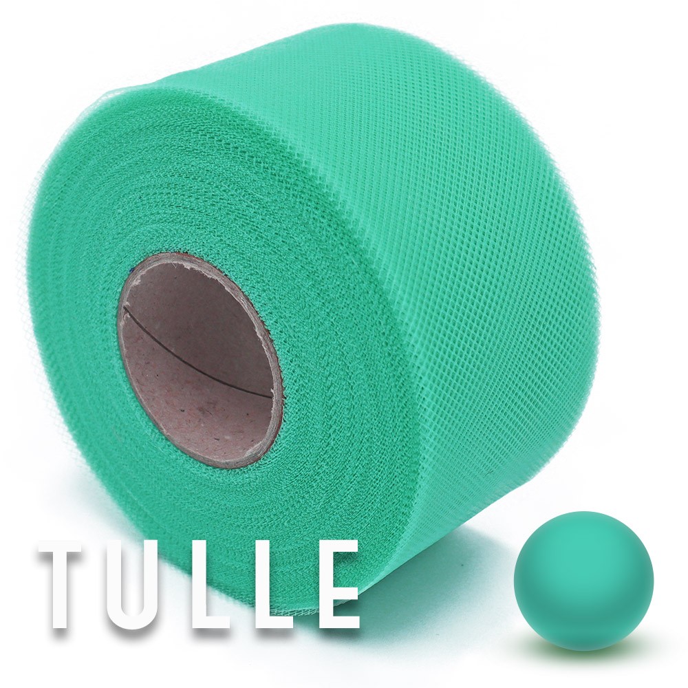 Tulle Ribbon Green Tiffany Meters 50