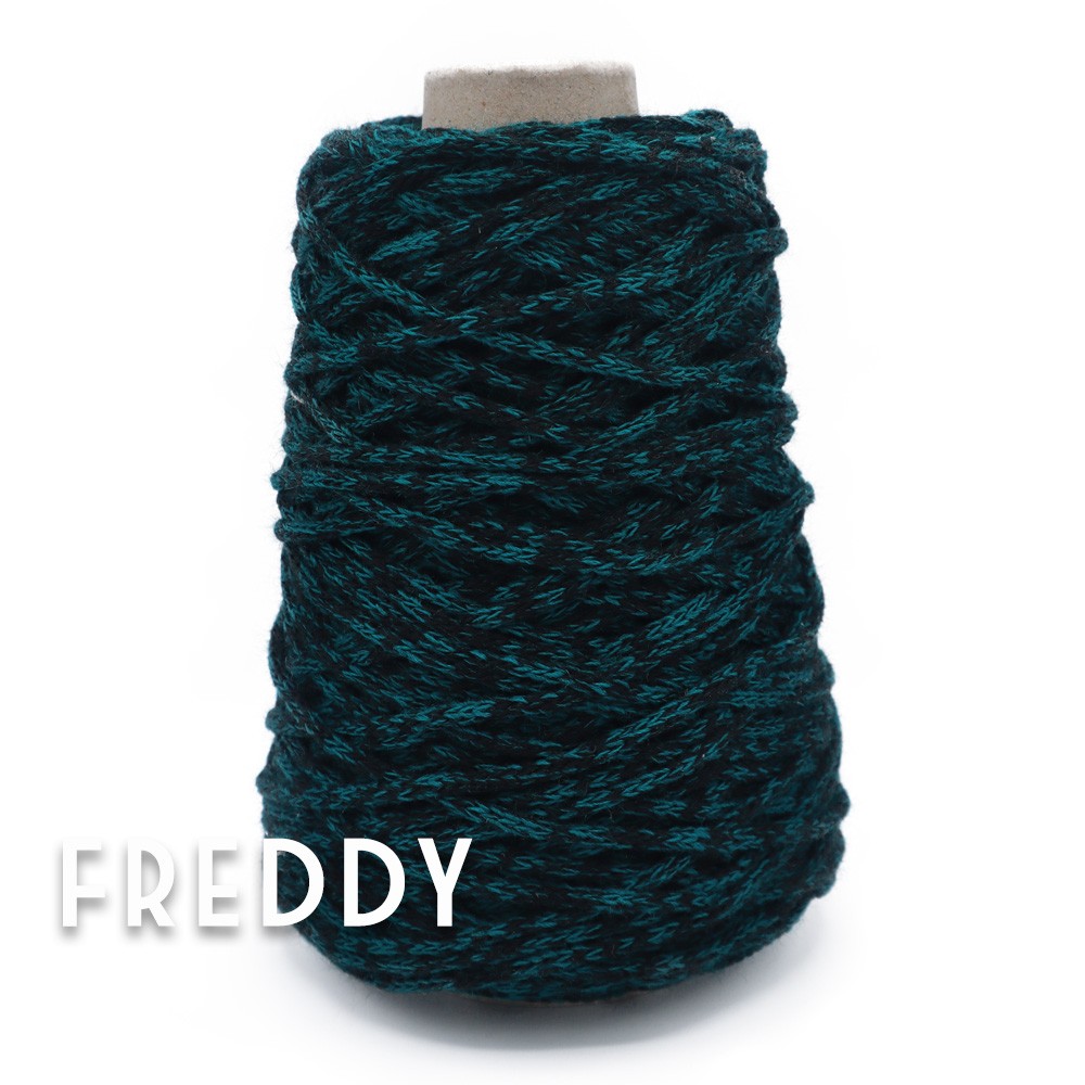 Cordon de Laine Freddy Noir Pétrole Grammes 200