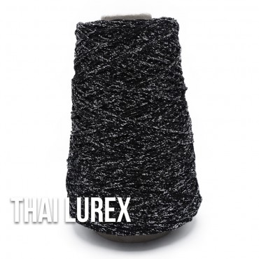 Thai Lurex Negro Plata...