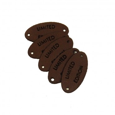 Handmade Label - faux leather - Limited-5 pcs