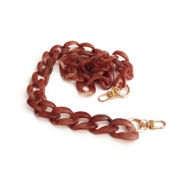 Resin chain strap Pale Pink...