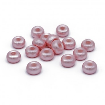 Perline Silk Rosa mm9x5 foro mm3