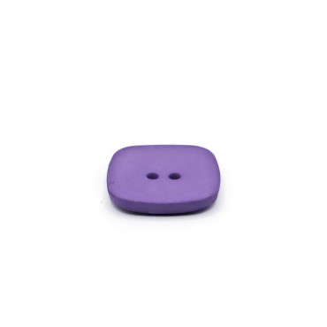Square Button Purple 30mm 1pc