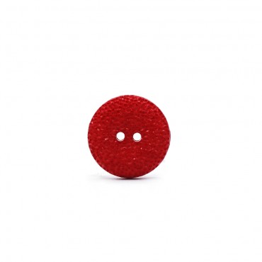 Crystal Button Red mm28 1pc