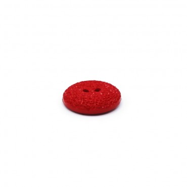 Botón Crystal Rojo mm28 1pz