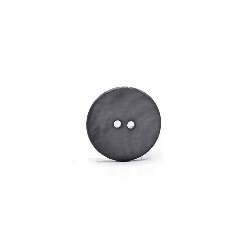 Bouton Nacre Super River Gris 25mm 1pc