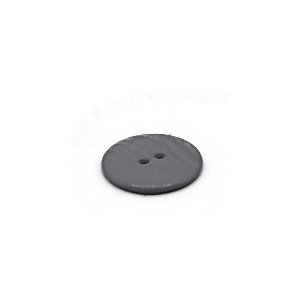 Bouton Nacre Super River Gris 25mm 1pc