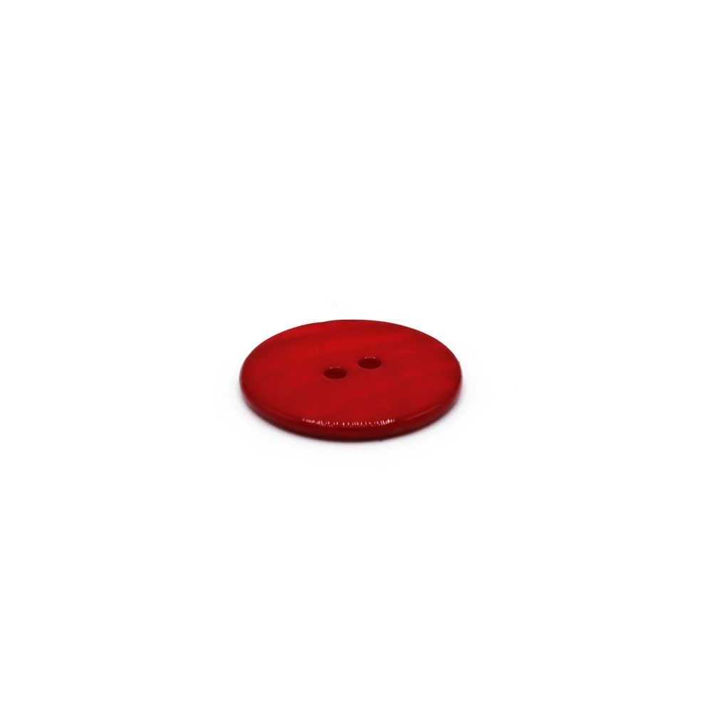 Bouton Nacre Super River Rouge 25mm 1pc