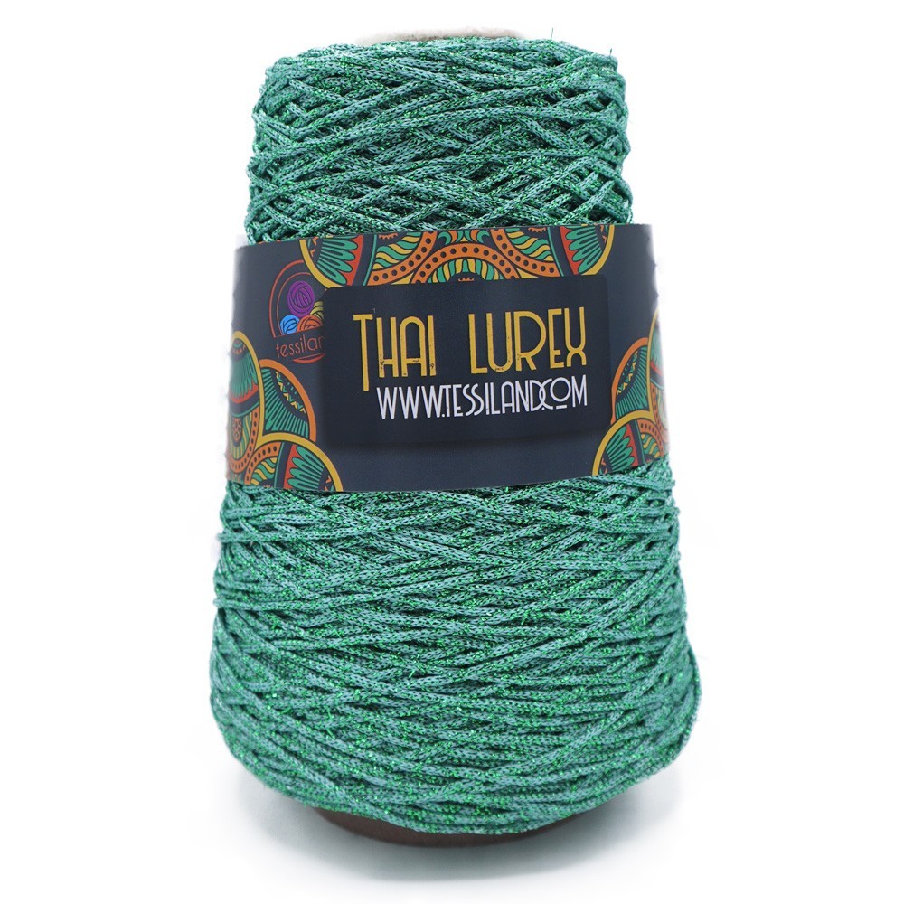 Thai Lurex Sauge Émeraude Grammes 200