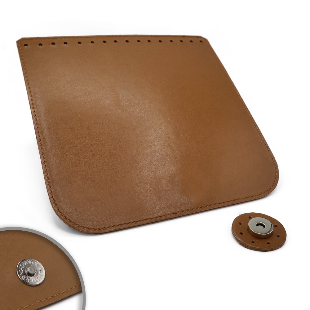 Patta per borsa Word cuoio