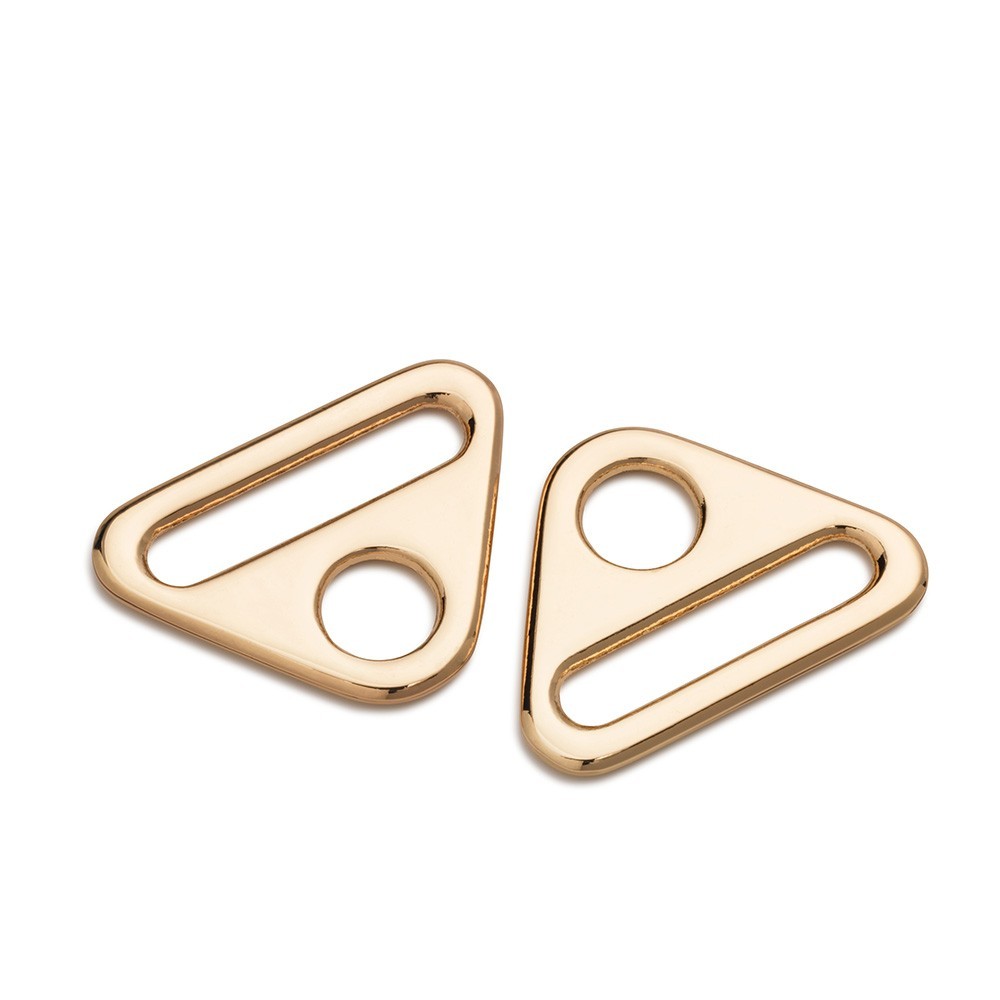 Anelli triangolari Oro 25mm  P-615831