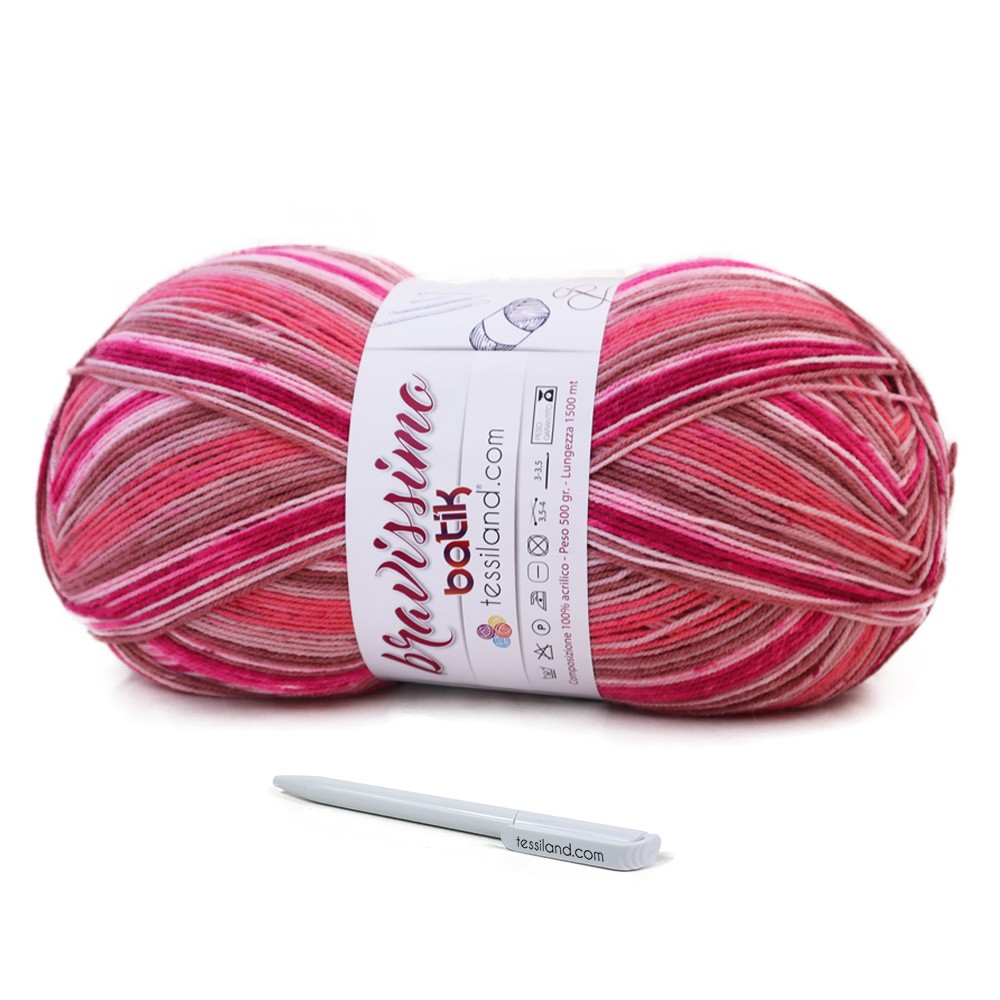 Bravissimo Batik Pale Pink Grams 500