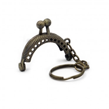 Clic Clac Key ring 5x3.5 cm Bronze