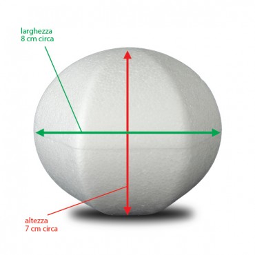 Sp105 Hexagonal Polystyrene Ball - 7cm