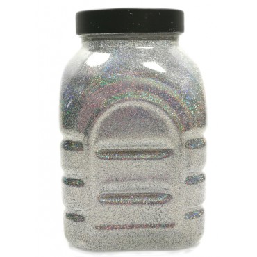 Glitter in polvere Argento iridescente-250g.