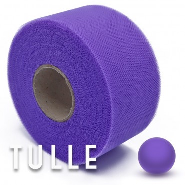Tulle Ribbon Lilac Meters 50