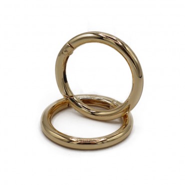 Carabiners Gold Ring 18 mm...