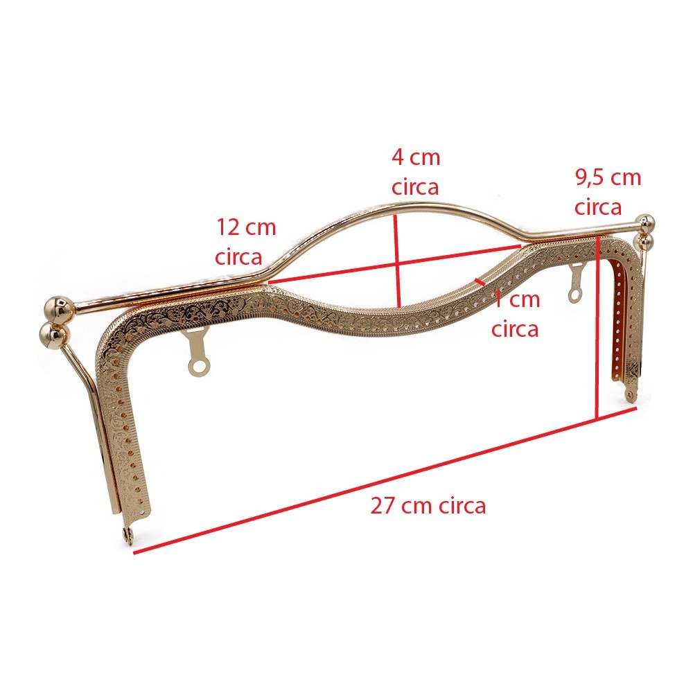 Clic Clac Luxury 27 x 9,5 cm-Golden