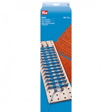 P-624158-Loom Maxi para rectángulos 50 clavijas de madera