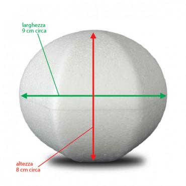 Sp1051 Hexagonal Polystyrene Ball - 8cm