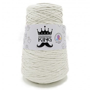 King Cream cotton blend ribbon Grams 250