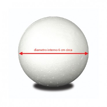 Sp102 Polystyrene Ball - 6cm