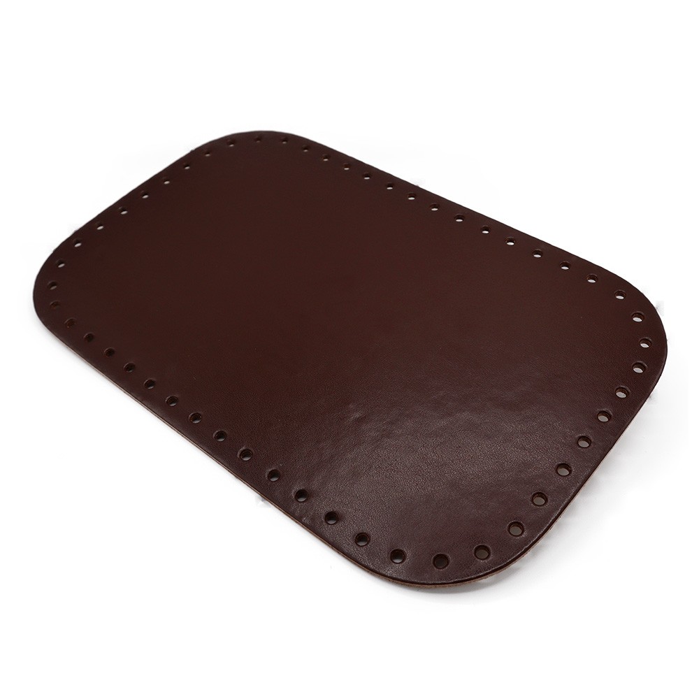 Fond de Sac 28x18 éco cuir Marron