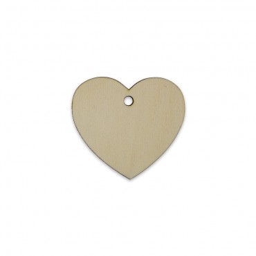 TL101 Heart - decoration - Wooden - Laser cut