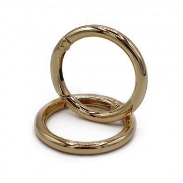 Carabiners Gold Ring 30 mm...