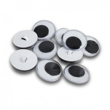 Ojos  moviles cosibles para amigurumi mm15-Bolsita 10 piezas