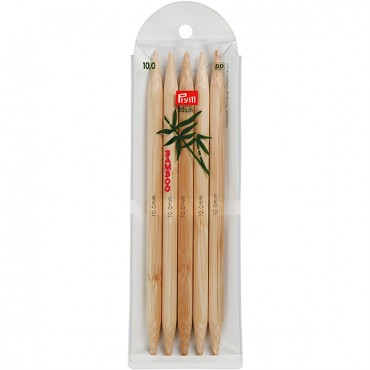 P-221221-Double-pointed knitting needles-bamboo-20 cm-N.10