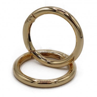 Carabiners Gold Ring 40 mm...