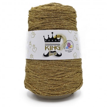 KingLux Barley Golden viscose lurex ribbon Grams 250