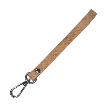 MA182 Wrist strap-Beige. Nickel Details