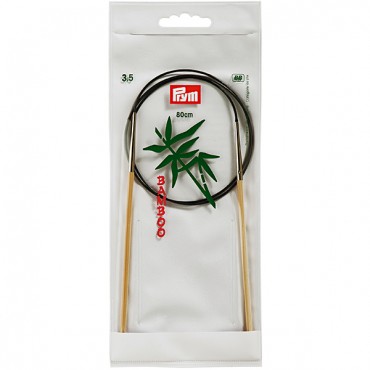 P-221505-Circular knitting needles-Bamboo-N.4-80 cm